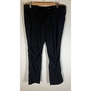 James Perse black soft drape travel casual pants comfy sz 4 (XL) stretch modal